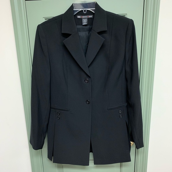 Donna Grey Black Blazer - Picture 1 of 4